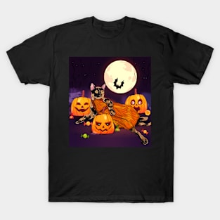 Midnight Pumpkin Cat T-Shirt